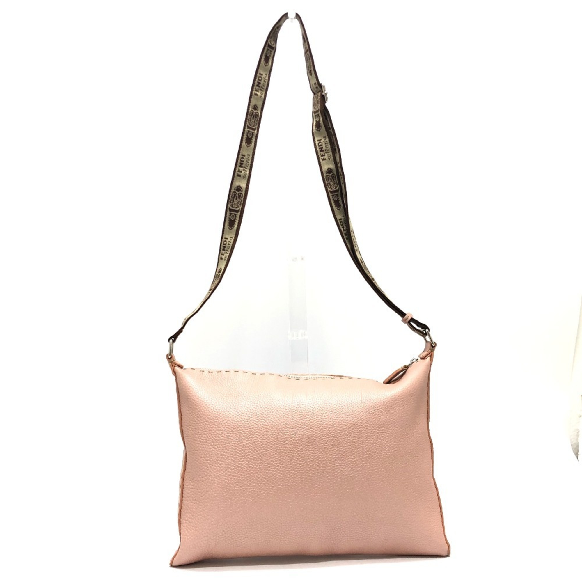 FENDI Fendi Selleria bag shoulder leather ladies pink