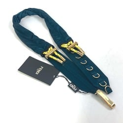 FENDI 8C0627 Belt Satin Canvas Women's Blue