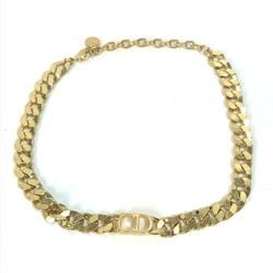 Christian Dior Danseuse Etoile Choker Chain Necklace Metal Men's Gold