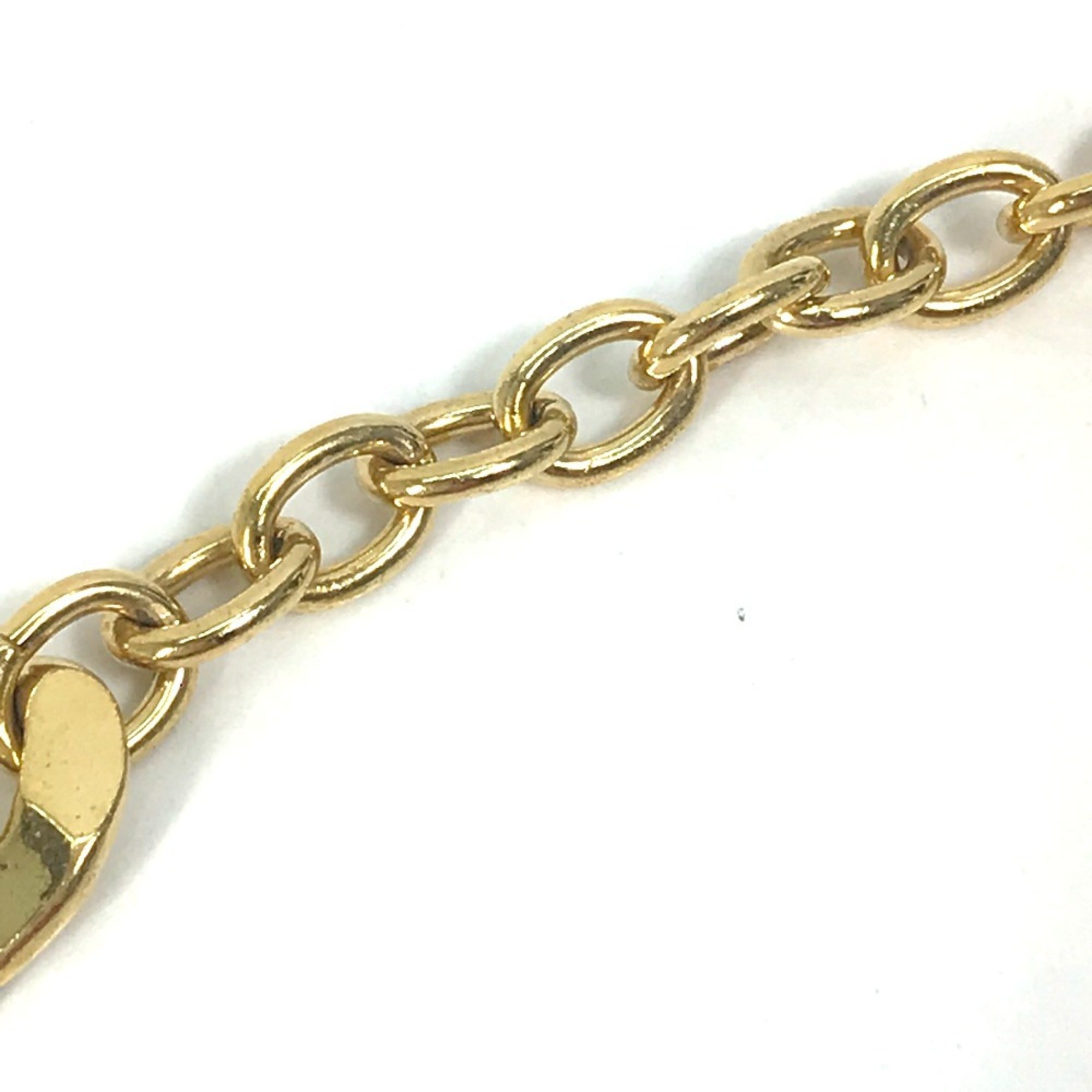 Christian Dior Danseuse Etoile Choker Chain Necklace Metal Men's Gold