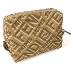 FENDI SKIMS collaboration 8N0179 pouch nylon beige ladies