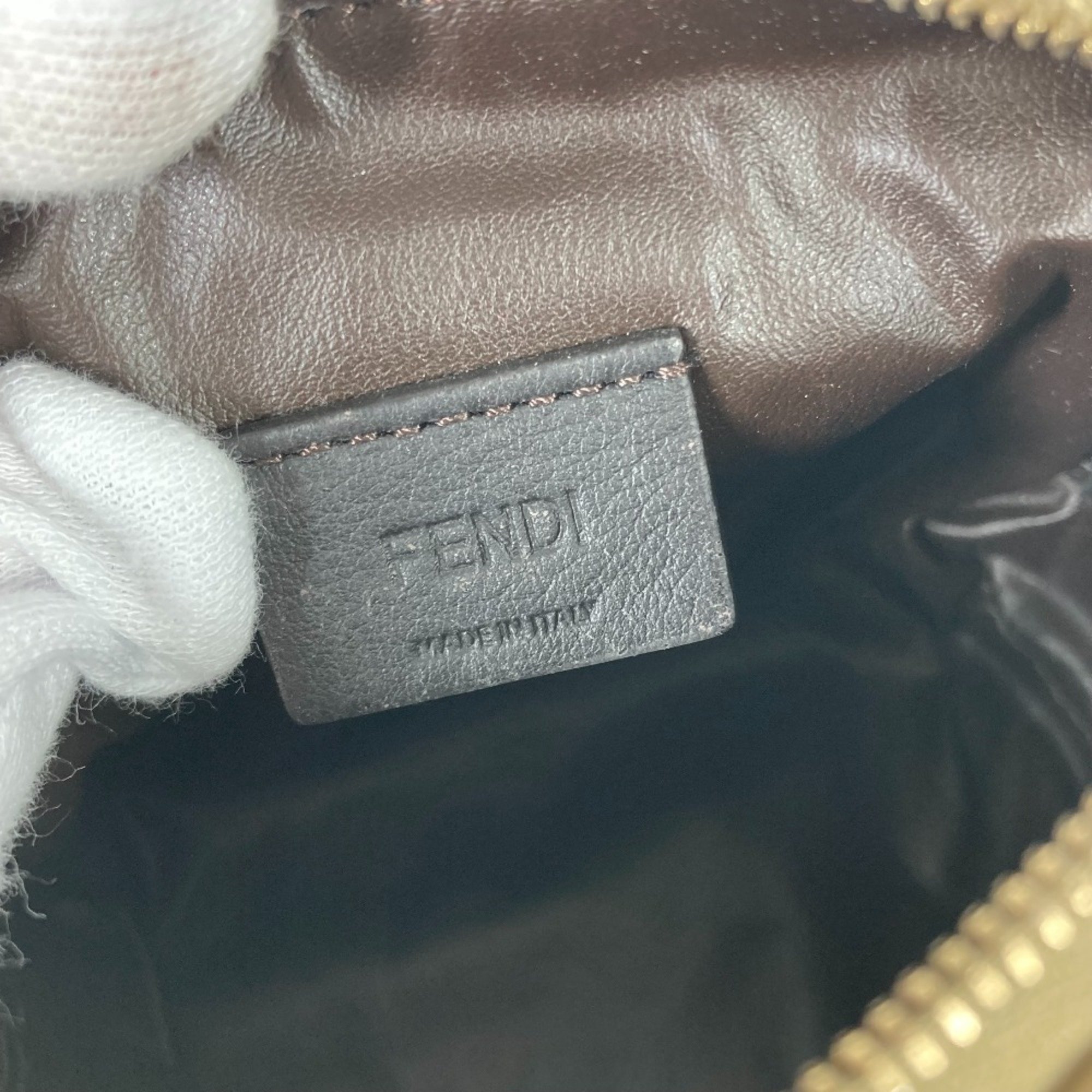 FENDI SKIMS collaboration 8N0179 pouch nylon beige ladies