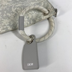 Christian Dior Dior Pouch Clutch Bag Canvas Men's White