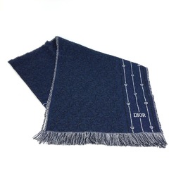 Christian Dior Dior 21P0001A0606 Heart Scarf Wool Men's Navy