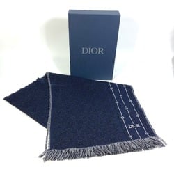 Christian Dior Dior 21P0001A0606 Heart Scarf Wool Men's Navy