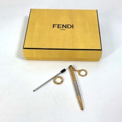 FENDI CHAOS Collaboration Scribble Pen Pen-shaped Earrings Metal Women's Silver