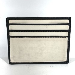 FENDI 7M0164 Joshua Vides Collaboration Pass Case Business Card Holder Leather Men's White