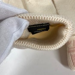 FENDI ZUCCA Wool Gloves for Women Pink