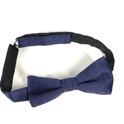 DIOR HOMME Ribbon Bow Tie Silk Necktie Men's Navy