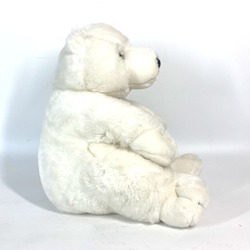 Christian Dior Dior Baby Teddy Bear Polar Fur Stuffed Animal Wool Women's White