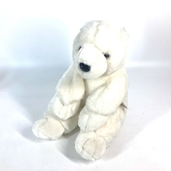 Christian Dior Dior Baby Teddy Bear Polar Fur Stuffed Animal Wool Women's White