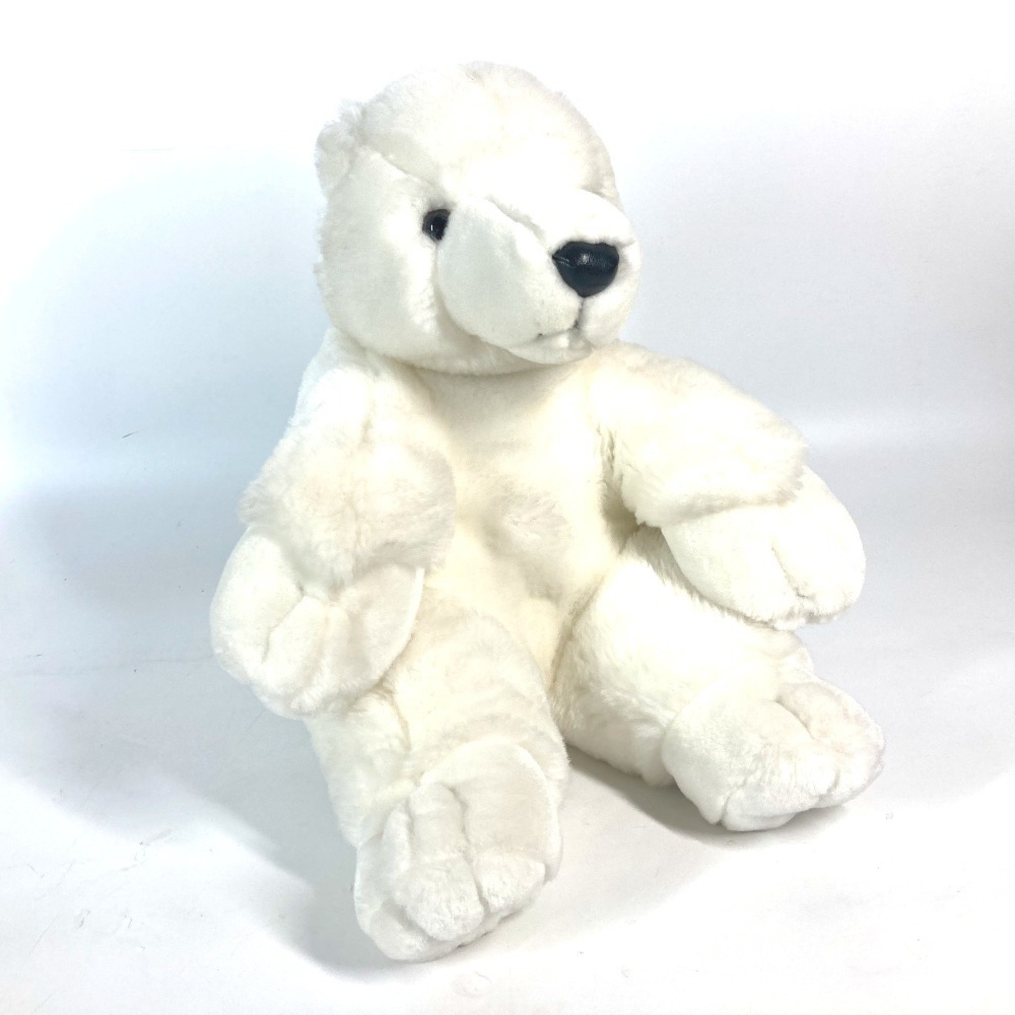 Christian Dior Dior Baby Teddy Bear Polar Fur Stuffed Animal Wool Women's White