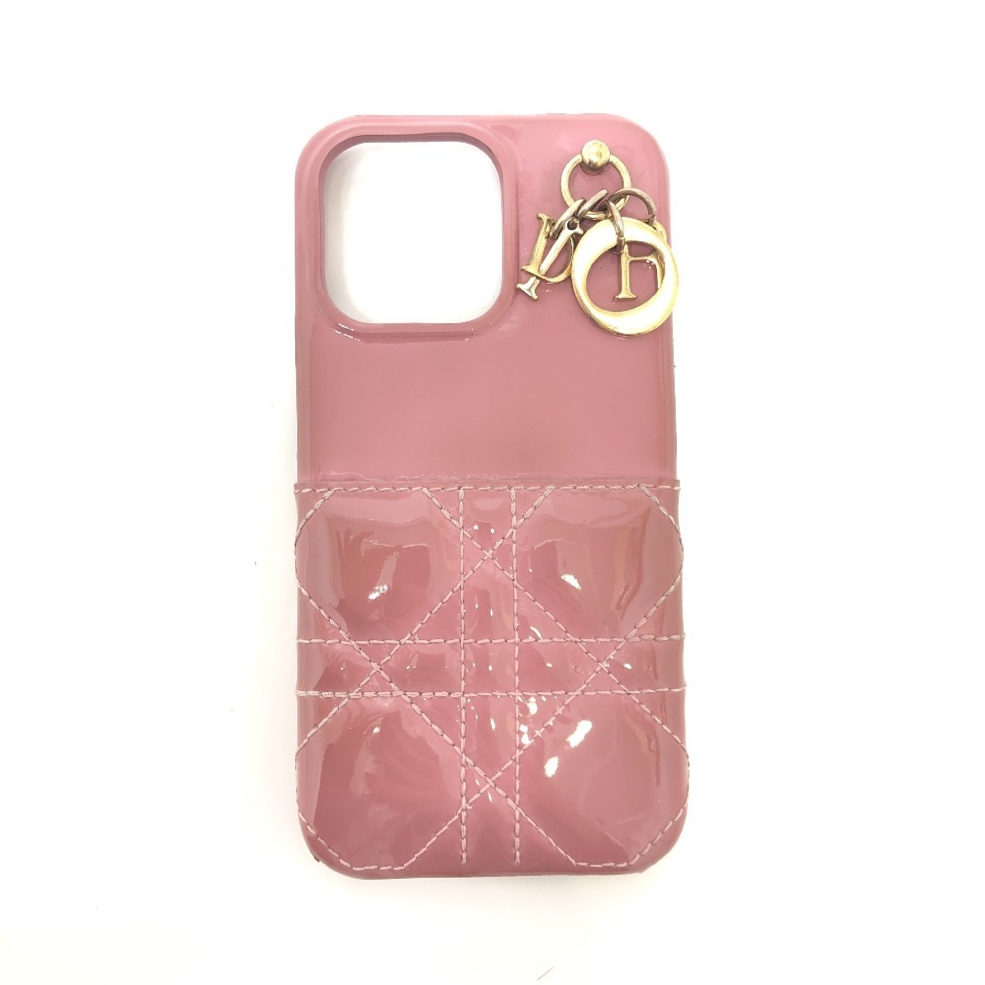 Christian Dior Dior Lady iPhone case patent leather ladies pink