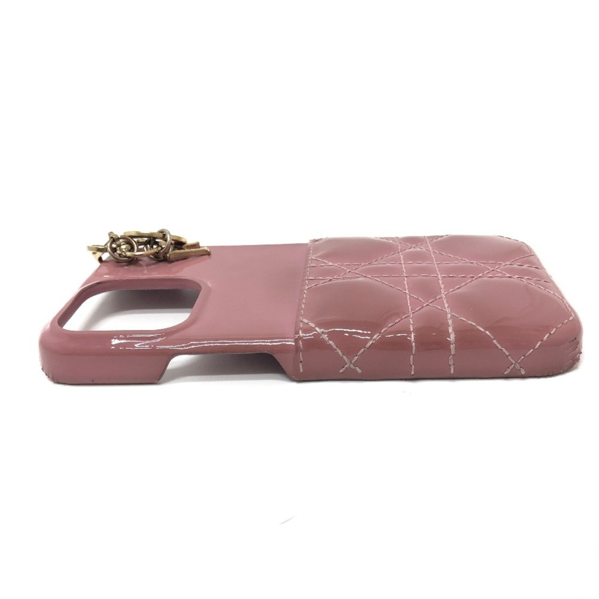 Christian Dior Dior Lady iPhone case patent leather ladies pink