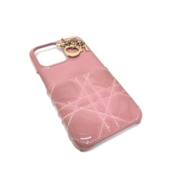 Christian Dior Dior Lady iPhone case patent leather ladies pink