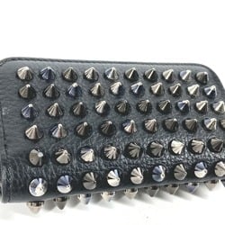 Christian Louboutin wallet, coin purse, studs, wallet/coin case, leather, men's, black