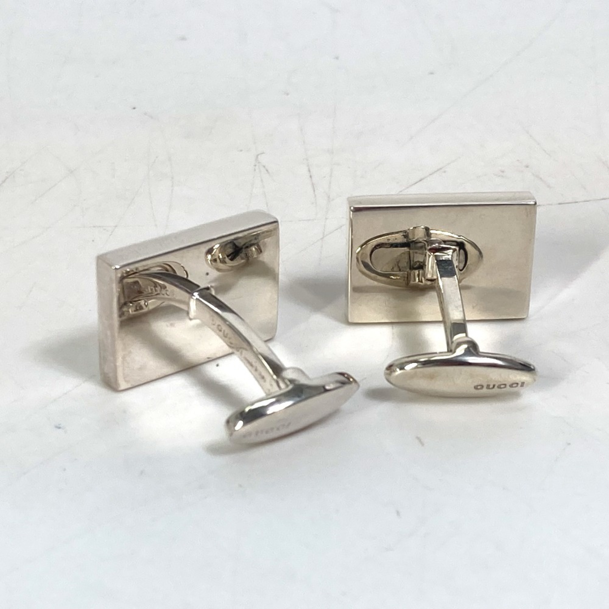 GUCCI 457224 Ghost Cufflinks SV925 Men's Silver