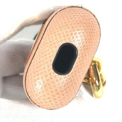 FENDI Airpods Case Earphone Leather Women's Beige