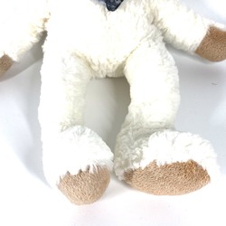 Christian Dior Dior Trotter Bandana Wrapped Rabbit Doll Stuffed Animal Cotton Kids White