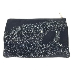 Christian Dior Dior Peter Doig Pouch Clutch Bag Nylon Men's Black