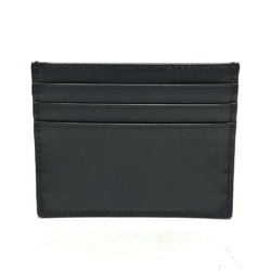 FENDI 7M0164 Business Card Holder Pass Case Holder/Card Leather Men's Black