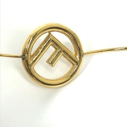 FENDI F is bracelet bangle metal ladies gold