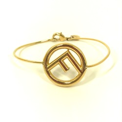 FENDI F is bracelet bangle metal ladies gold