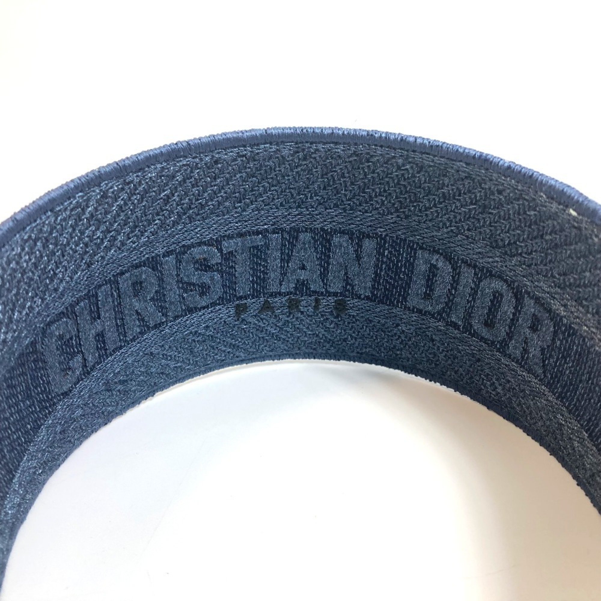 Christian Dior Dior 12DFW986X134 Flowers Headband Hair Cotton Women's Blue