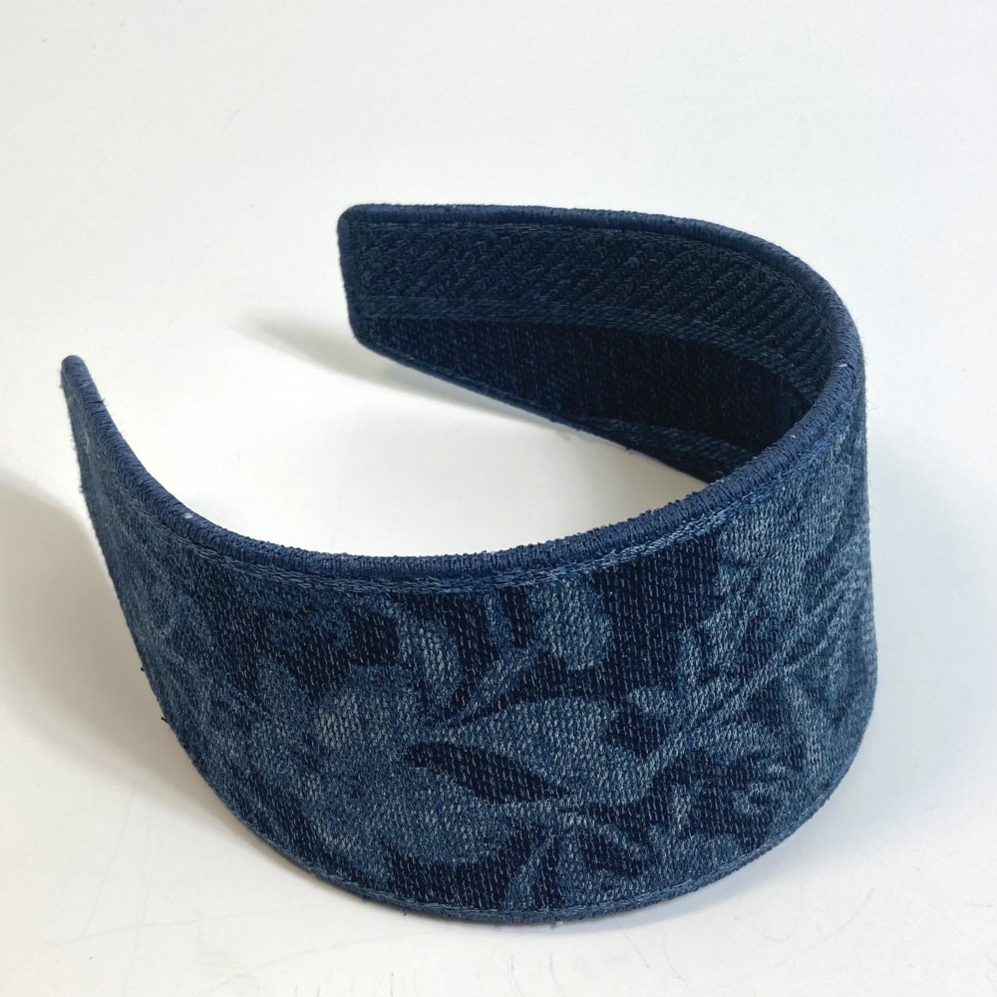 Christian Dior Dior 12DFW986X134 Flowers Headband Hair Cotton Women's Blue