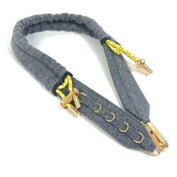 FENDI 8C0627 Felt Belt for Women, Grey