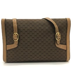 GUCCI 067 Micro GG Old Gucci Tote Bag Shoulder Canvas Leather Women's Brown