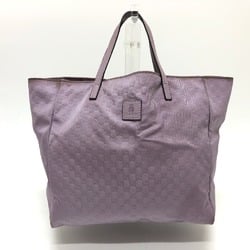 GUCCI 284721 Kids Line GG Canvas Nylon Handbag Purple