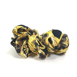 FENDI Versace collaboration VERSACE Fendace FENDACE hair elastic scrunchie silk ladies brown