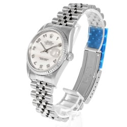 Rolex ROLEX 16234NA Datejust 36 F series (manufactured in 2003) Automatic watch White shell dial SS x WG Men's