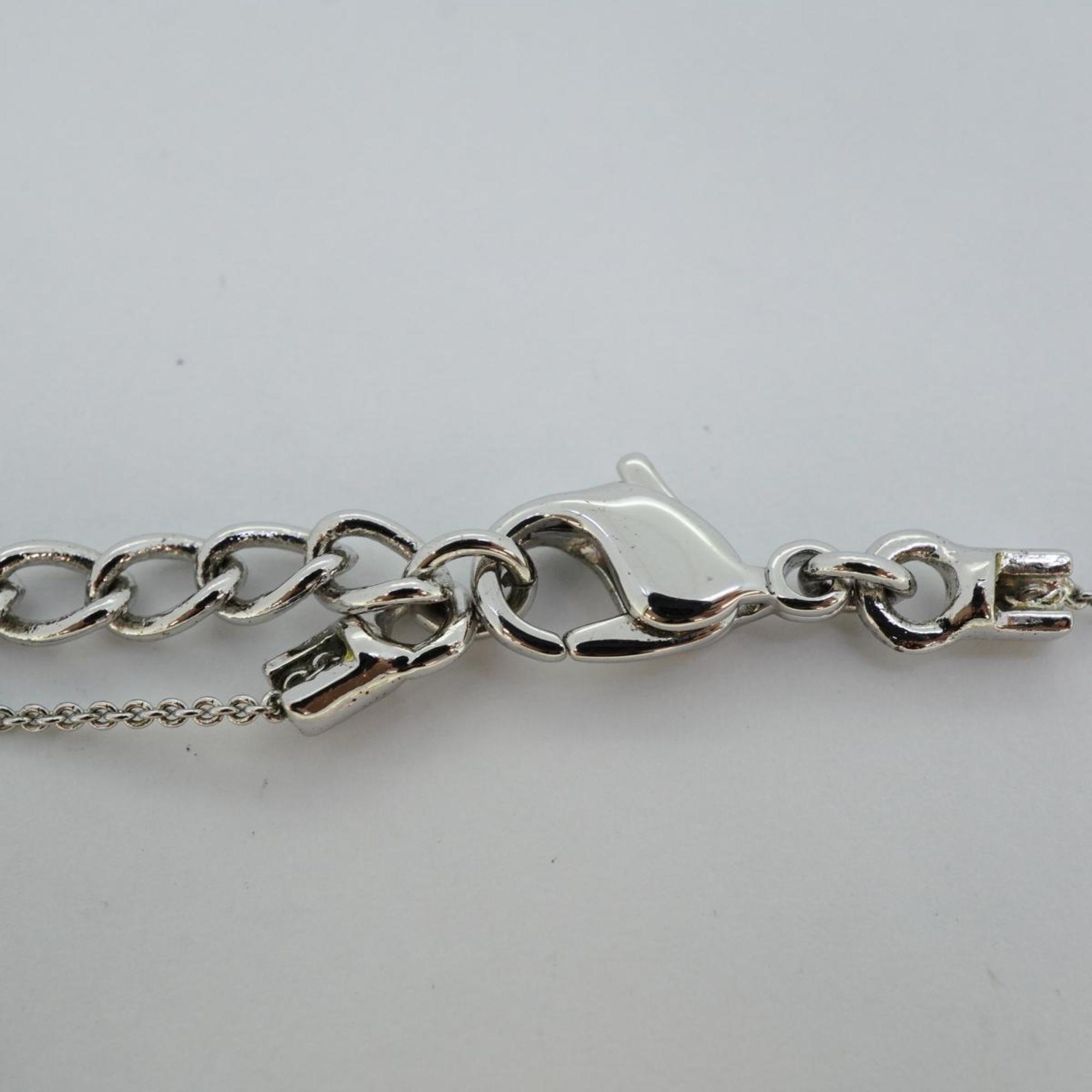 Christian Dior Necklace Metal Silver Women's