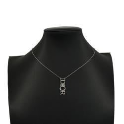 Christian Dior Necklace Metal Silver Women's