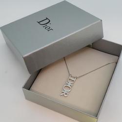 Christian Dior Necklace Metal Silver Women's