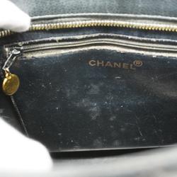 Chanel Tote Bag Reproduction Caviar Skin Black Women's