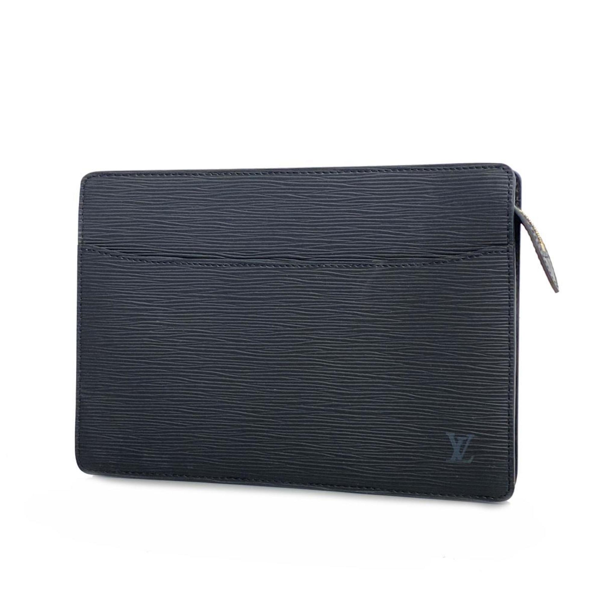 Louis Vuitton Clutch Bag Epi Pochette Homme M52522 Noir Men's Women's