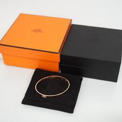 Hermes bracelet H d'Ancre diamond K18PG pink gold ladies