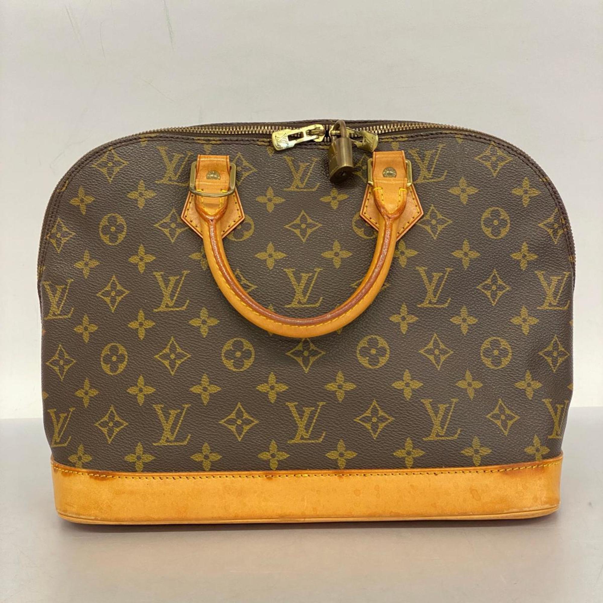 Louis Vuitton handbag Monogram Alma M51130 Brown ladies