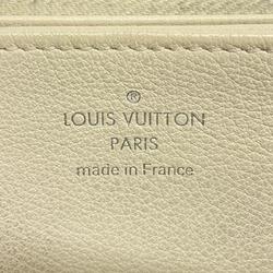 Louis Vuitton Long Wallet Mahina Zippy M61869 Ivory Men's Women's