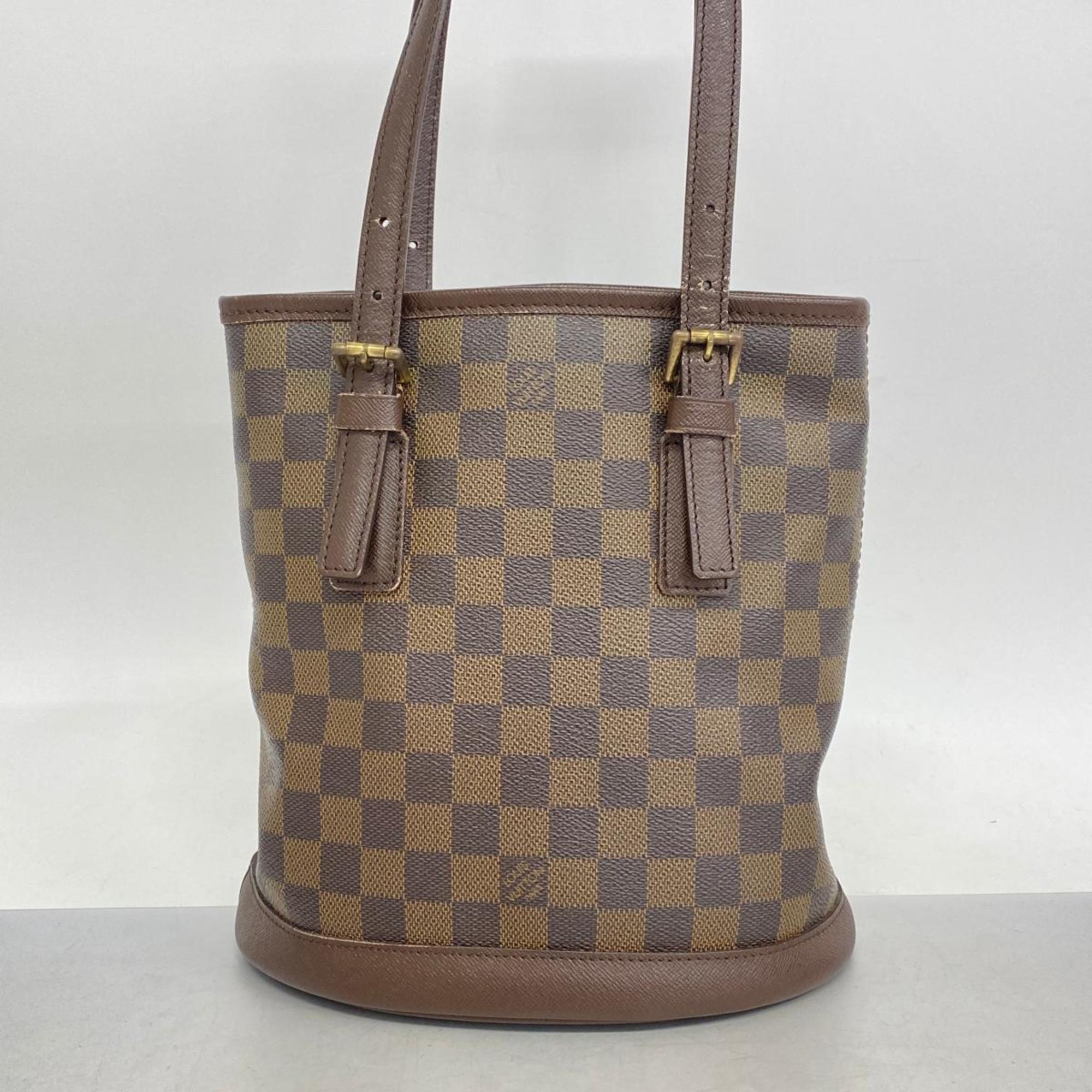 Louis Vuitton Tote Bag Damier Marais N42240 Ebene Ladies