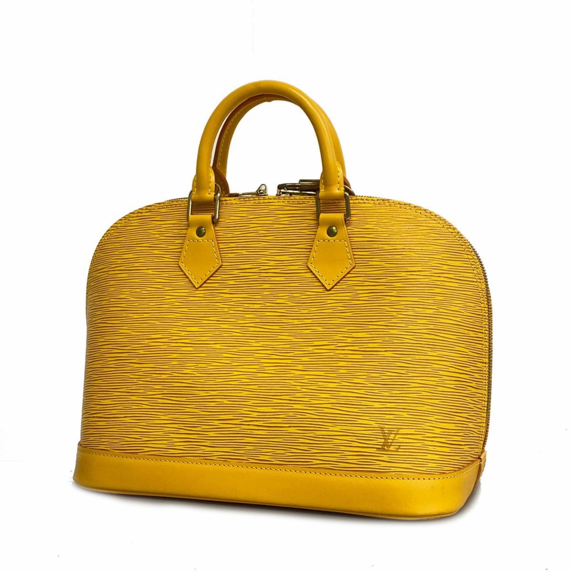 Louis Vuitton Handbag Epi Alma M52149 Jaune Ladies