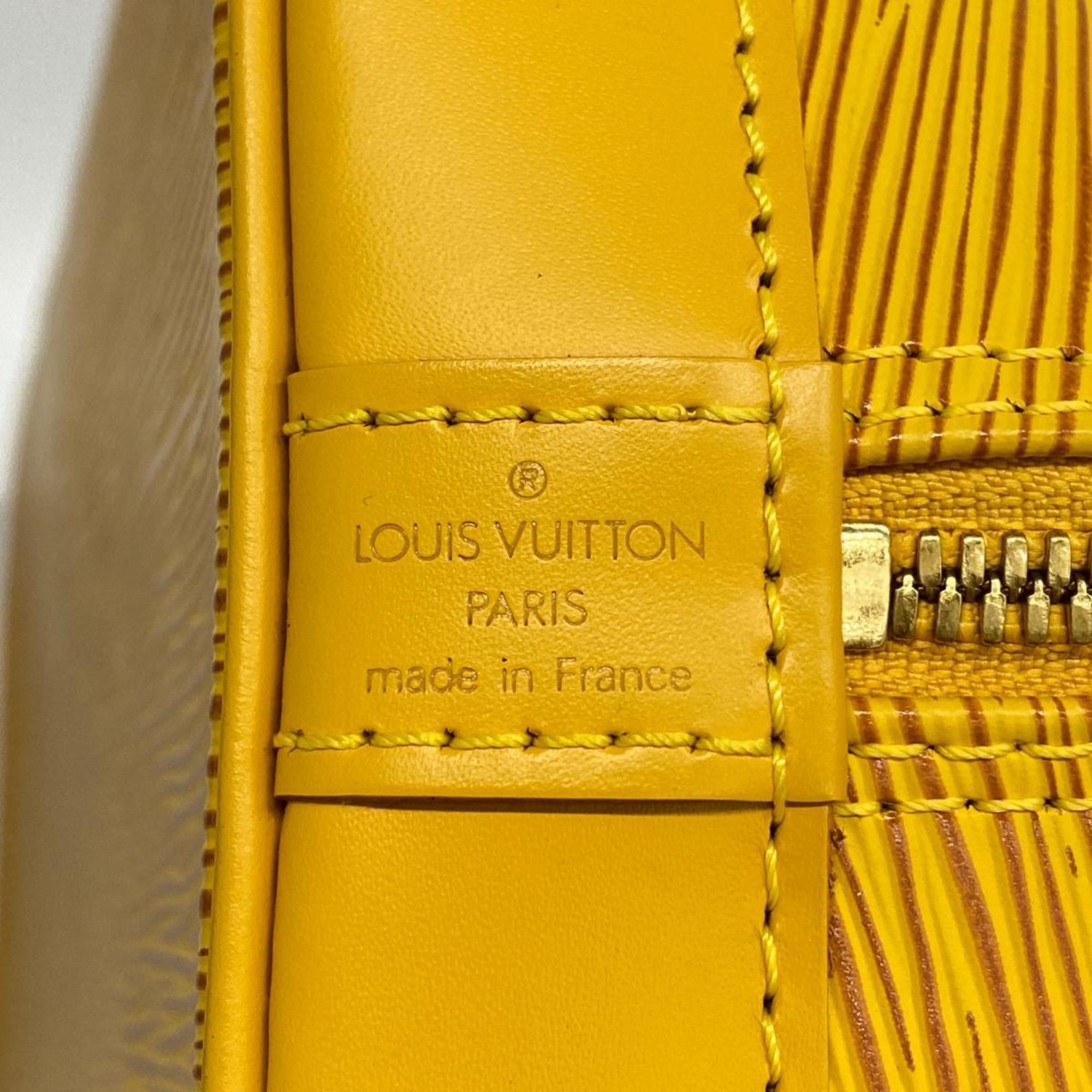 Louis Vuitton Handbag Epi Alma M52149 Jaune Ladies