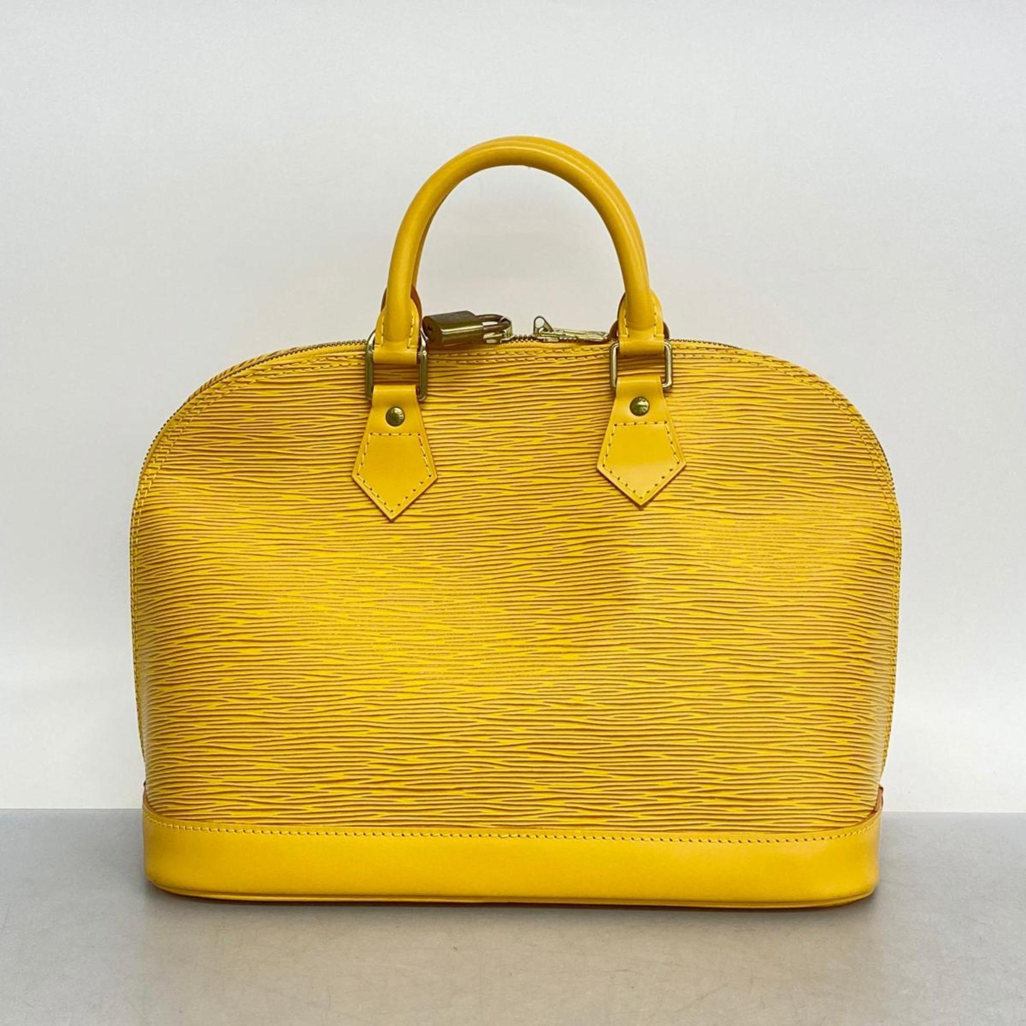 Louis Vuitton Handbag Epi Alma M52149 Jaune Ladies