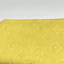 Louis Vuitton Long Wallet Monogram Empreinte Zippy M82043 Jaune Men's Women's