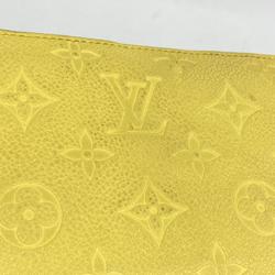 Louis Vuitton Long Wallet Monogram Empreinte Zippy M82043 Jaune Men's Women's