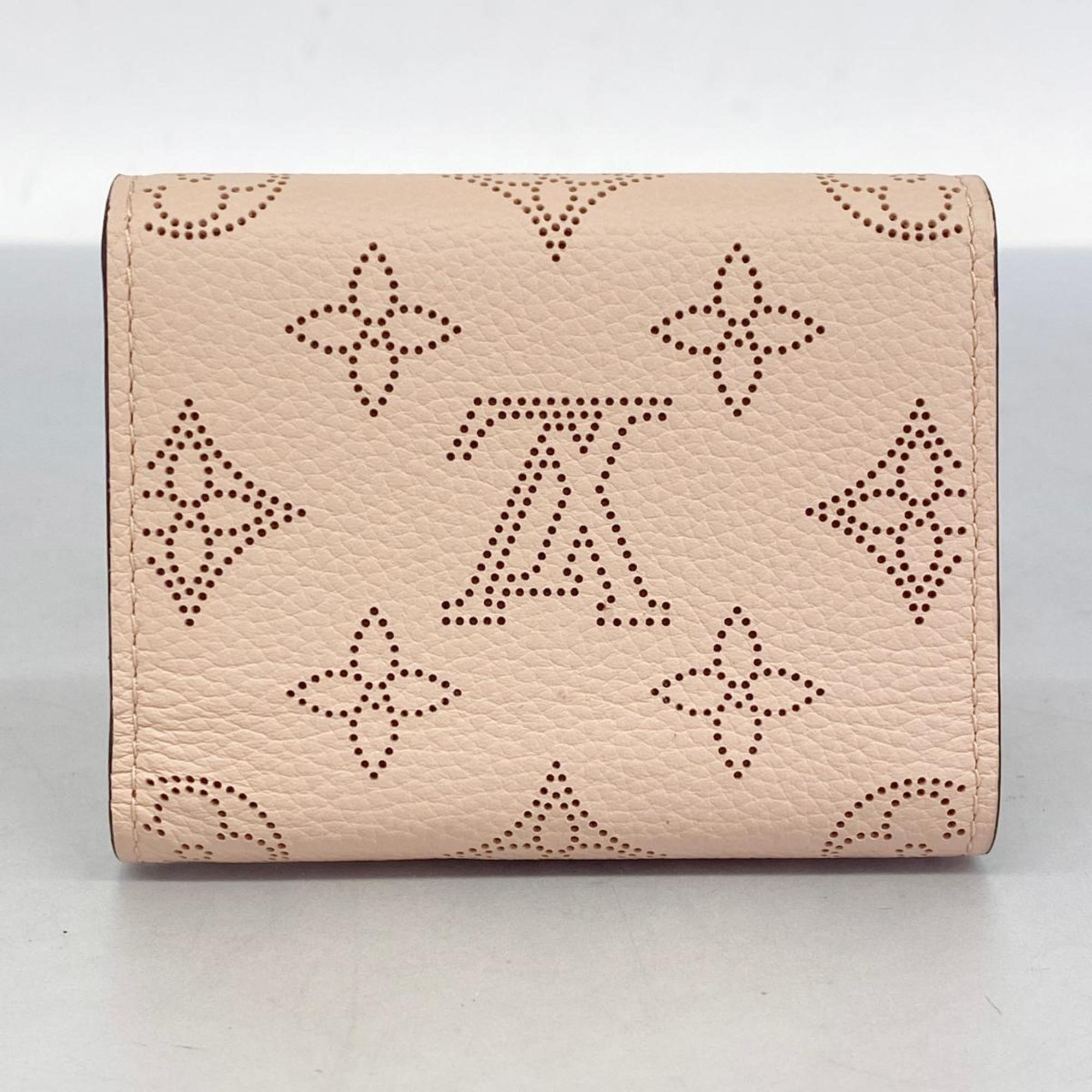 Louis Vuitton Tri-fold Wallet Mahina Portefeuille Iris XS M67499 Magnolia Ladies