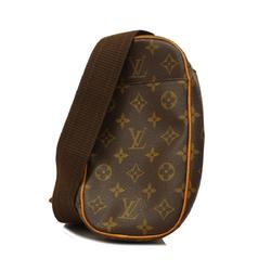 Louis Vuitton Body Bag Monogram Pochette Ganjou M51870 Brown Men's Women's